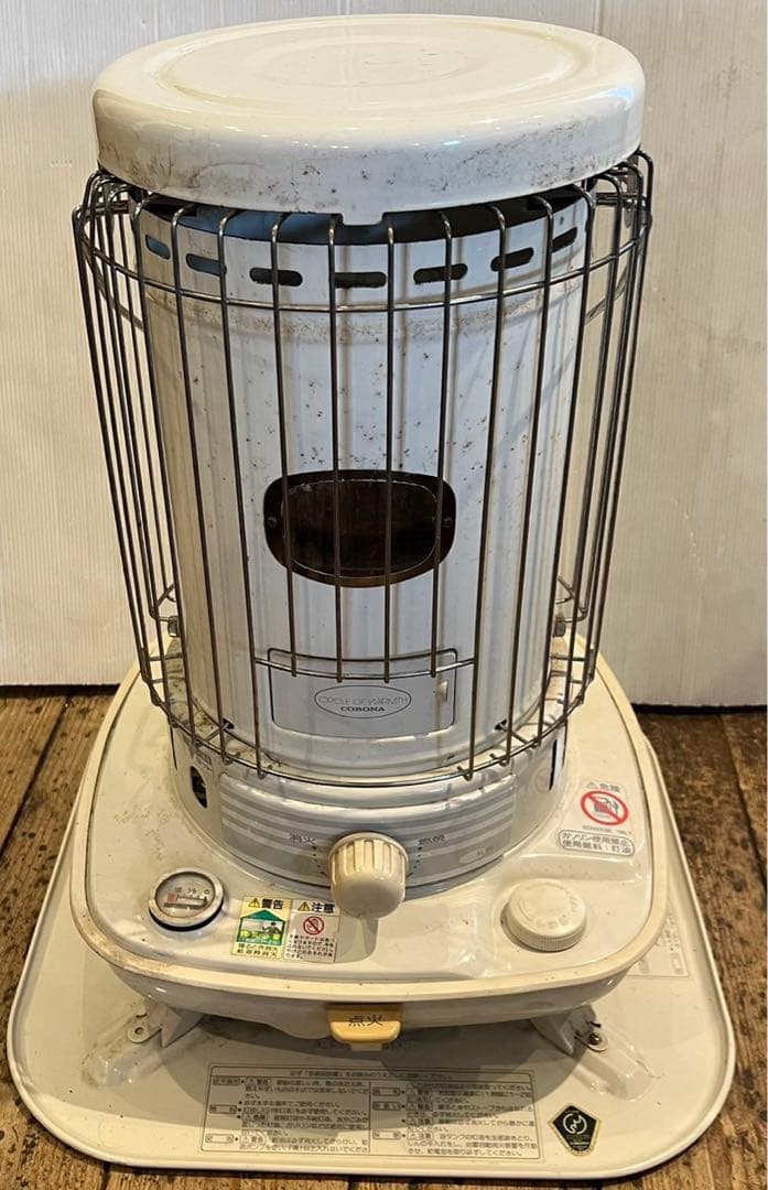 コロナ 自然通気形開放式石油ストーブ SL-111 白 CORONA 96年製