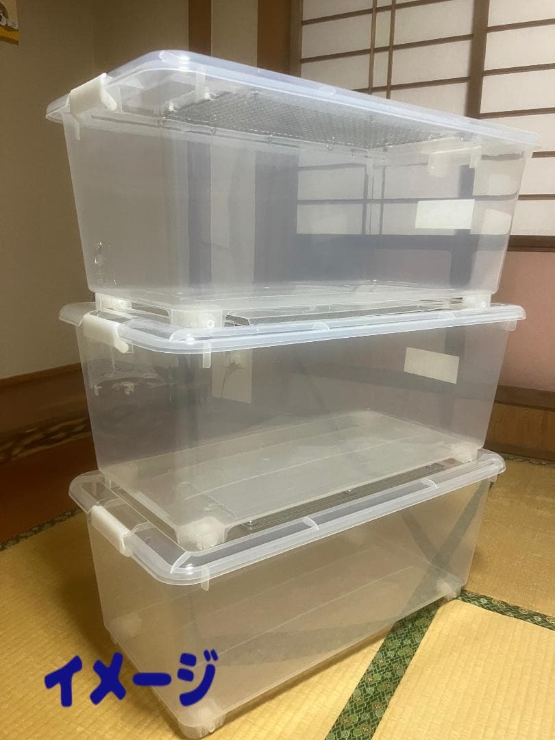 よしちゃん3個セット　⑦広い大きいカブトムシ用飼育ケース【DIY】