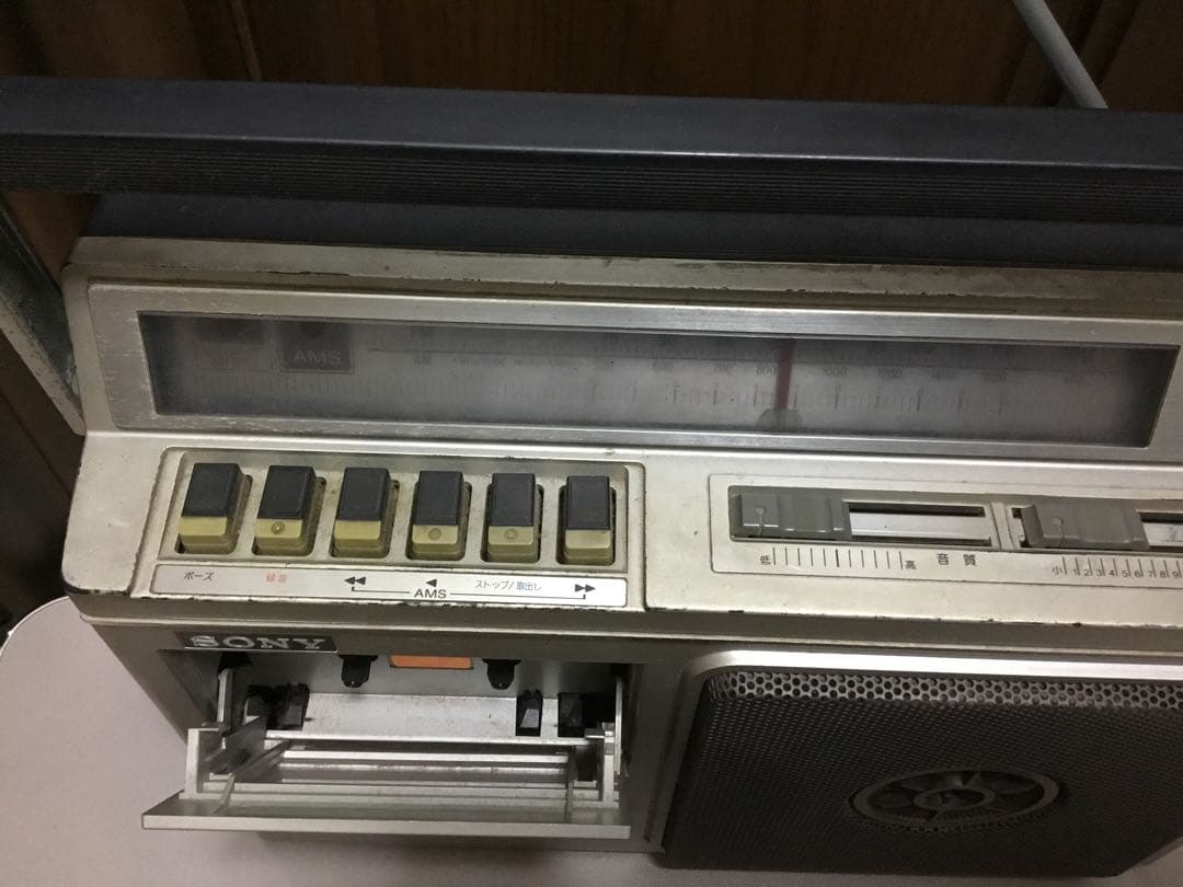 SONY CFM-32 FM/AM カセットレコーダー　昭和レトロ