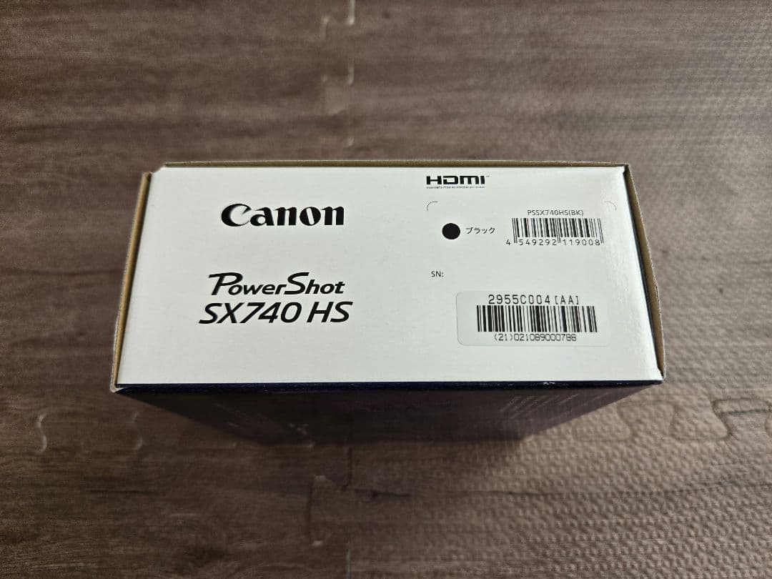 Canon PowerShot SX740 HS 40倍ズーム(Black)