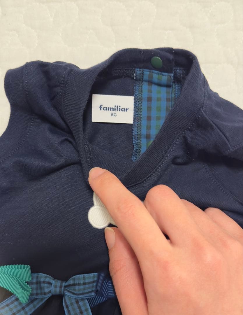 ファミリア　美品♡ ワンピース　80㎝