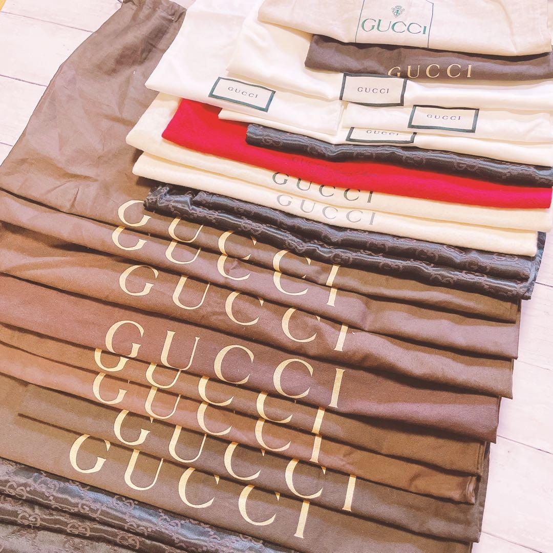 H2900 GUCCI グッチ　大 収納　保存袋　袋　バッグ　まとめ