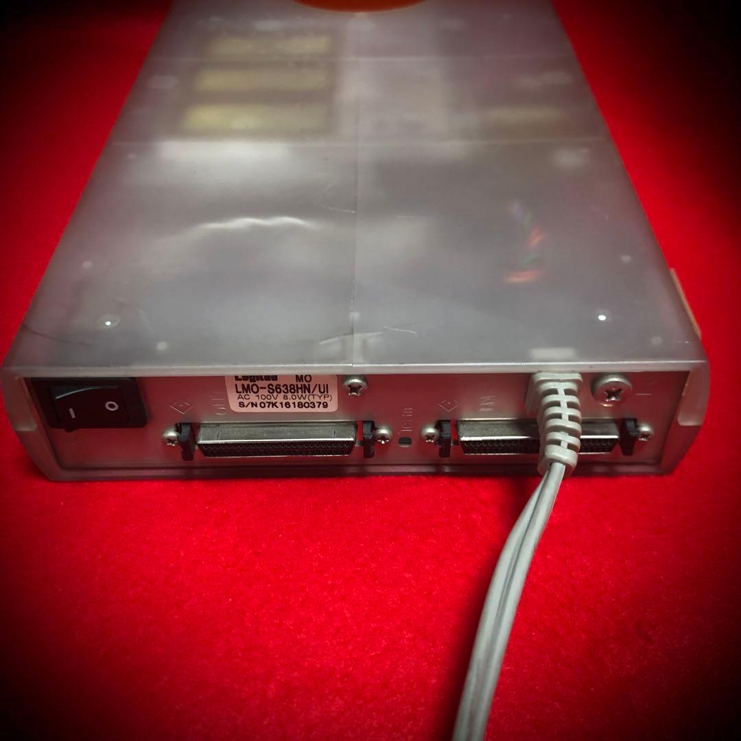 Logitec Mac & Win 640MB 外付 MO ドライブ SCSI