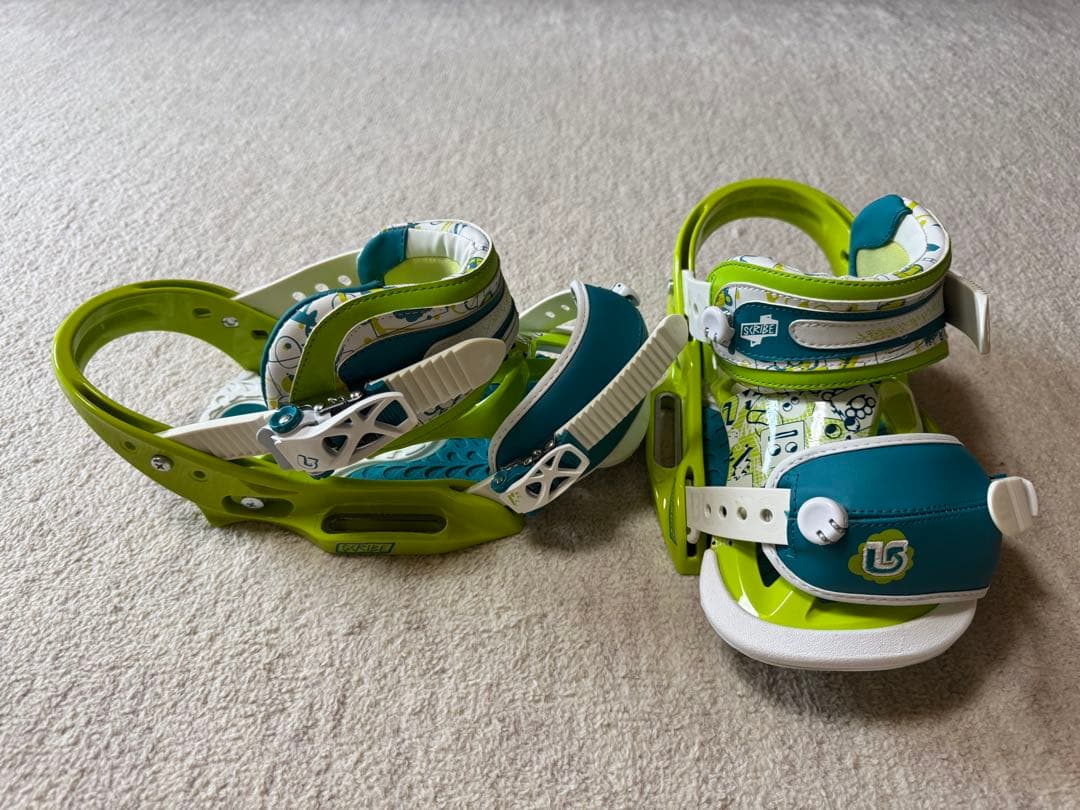 BURTON LGS スノーボードビンディング　S グリーン/ブルー 箱付き