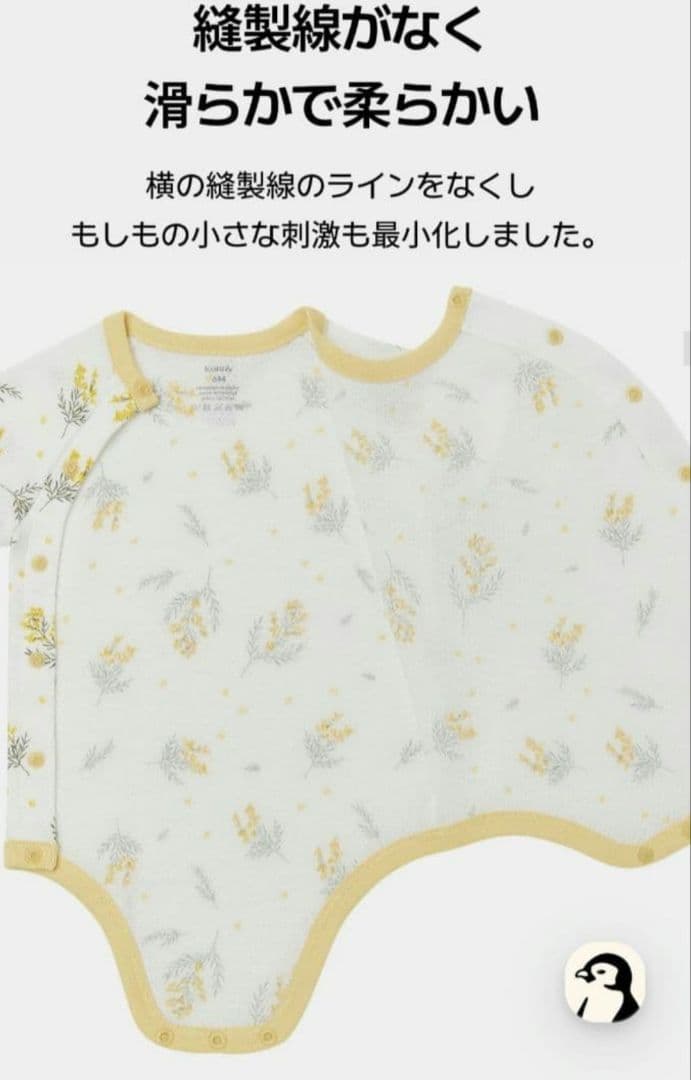 KONNY コットンメッシュボディスーツ 7点セット 12M