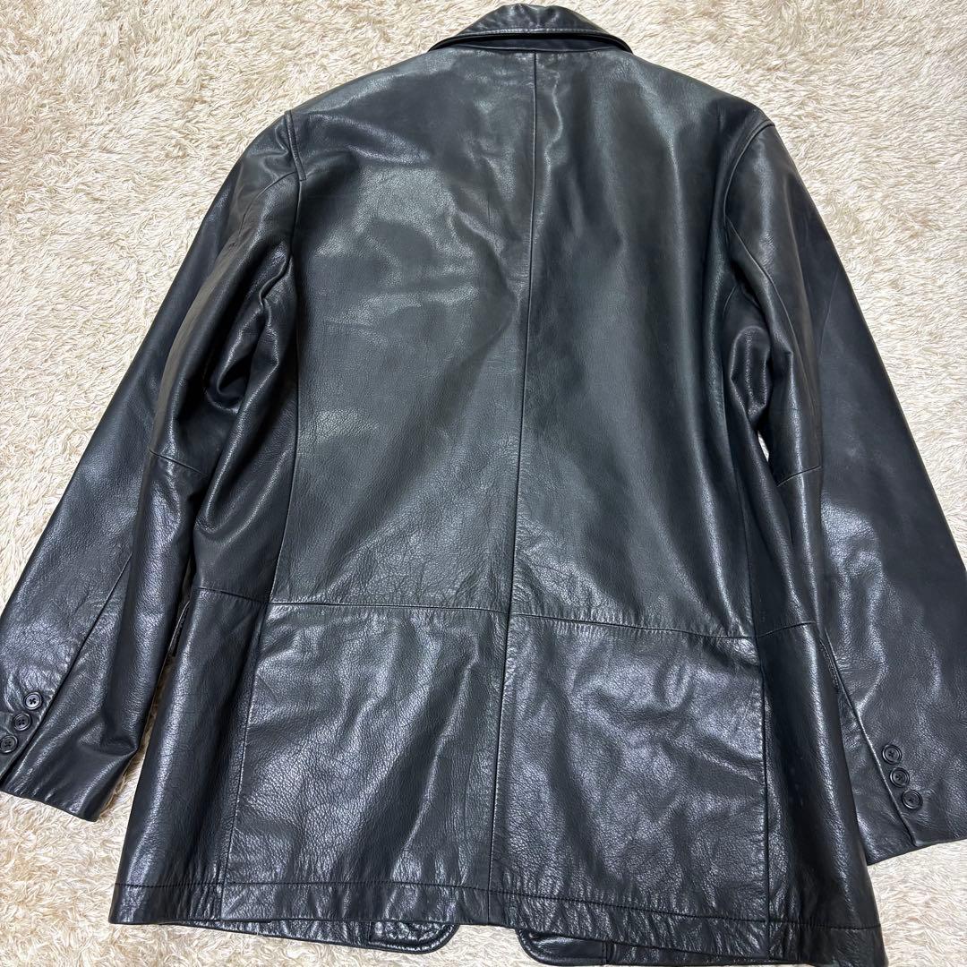 OLD GAP オールドギャップ レザー テーラードジャケット 黒 L