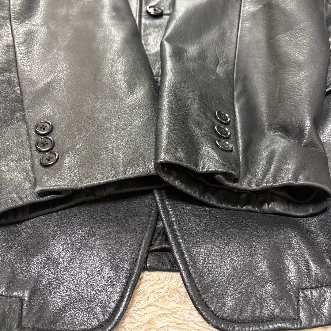 OLD GAP オールドギャップ レザー テーラードジャケット 黒 L