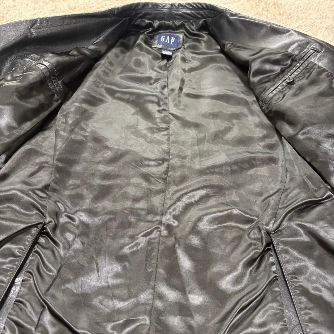 OLD GAP オールドギャップ レザー テーラードジャケット 黒 L