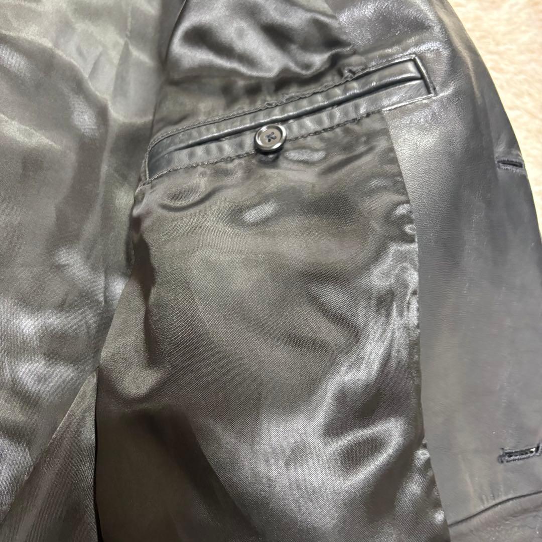 OLD GAP オールドギャップ レザー テーラードジャケット 黒 L