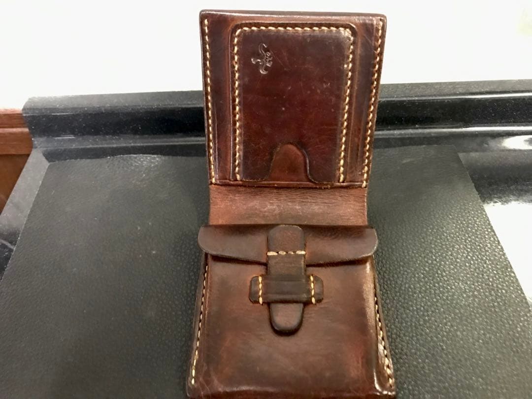 手縫いウォレット