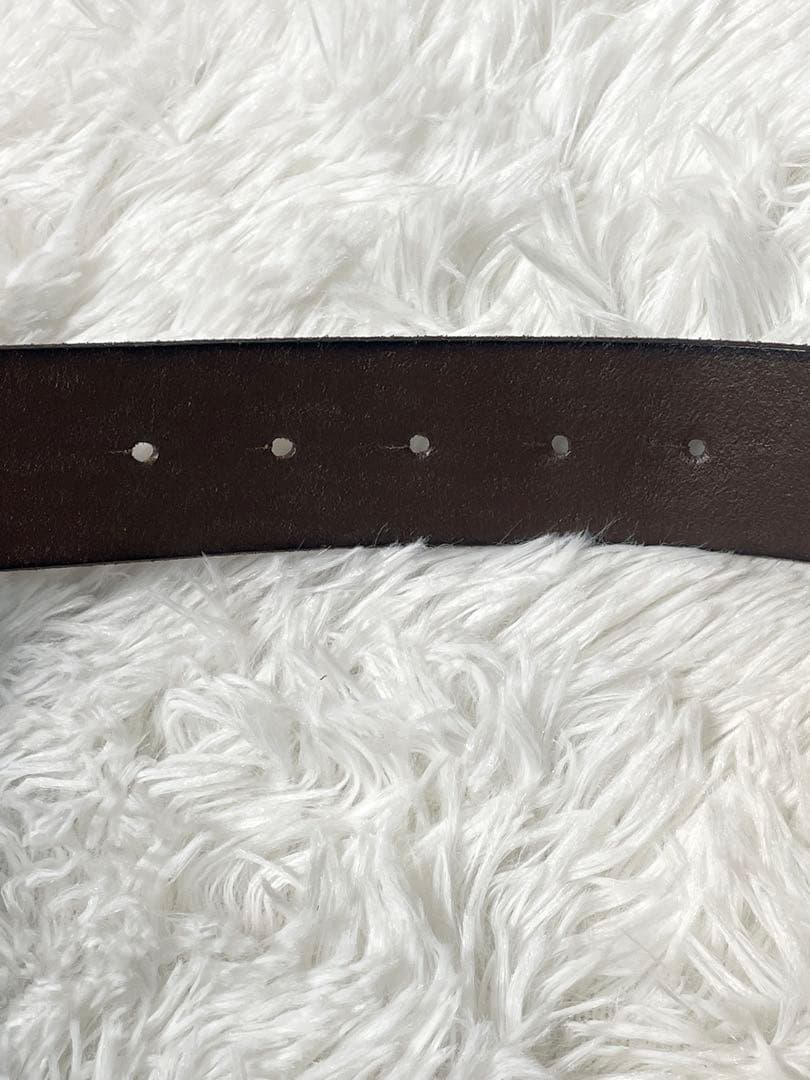 Polo Ralph Lauren 本革 レザーベルト ブラウン　ビッグポニー