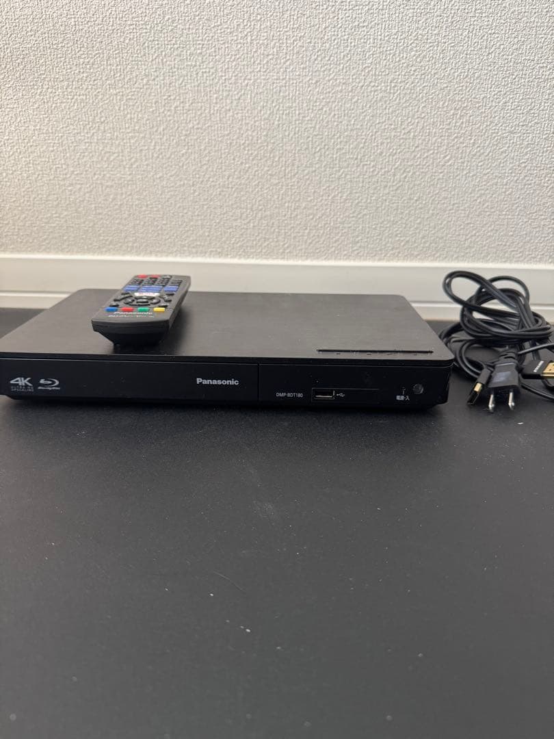 【2023年製】パナソニック　ブルーレイレプレーヤー　DMP-BDT180