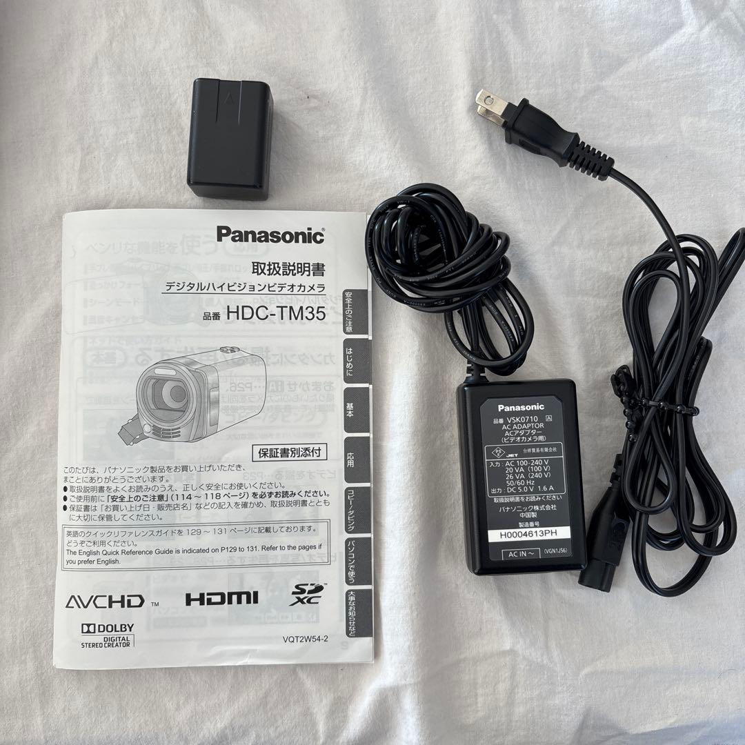Panasonic HDC-TM35 ビデオカメラ 本体