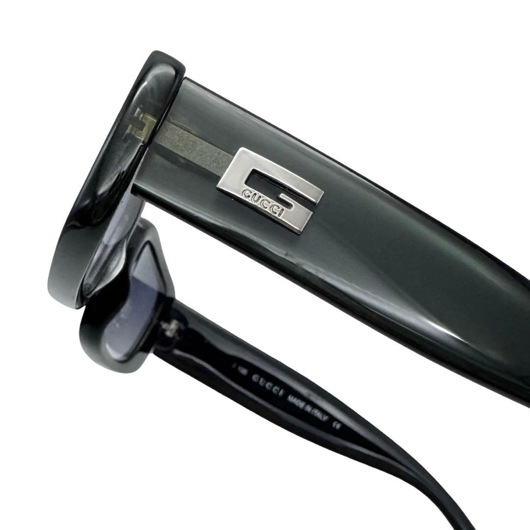 GUCCI グッチ サングラス 眼鏡 Gロゴ 深緑 スクエア メンズ レディース