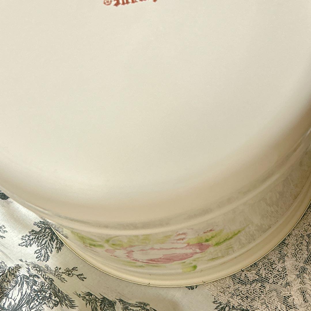 カバー付❣️イマン フローラ ビード入り ライスストッカー imane ホーロー