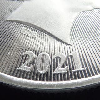 2021年 ニュージーランド 銀貨 エリザベス2世 ニウエ カプセル入