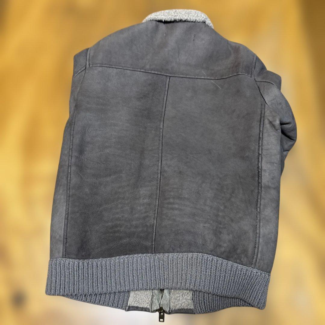 1*1様 サルバトーレサントロ　ダークブラウン ヌバックレザージャケット サイズ