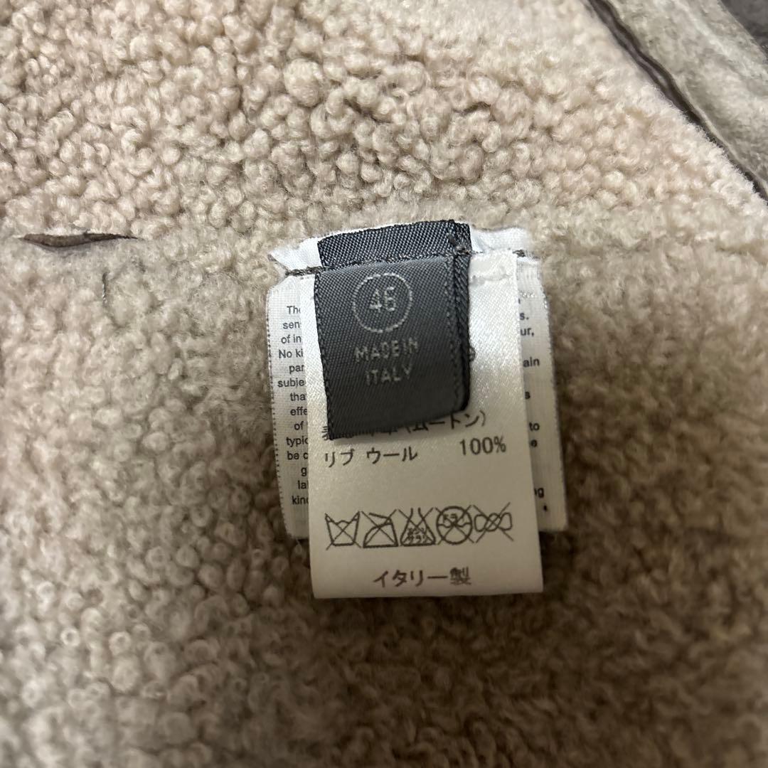 1*1様 サルバトーレサントロ　ダークブラウン ヌバックレザージャケット サイズ