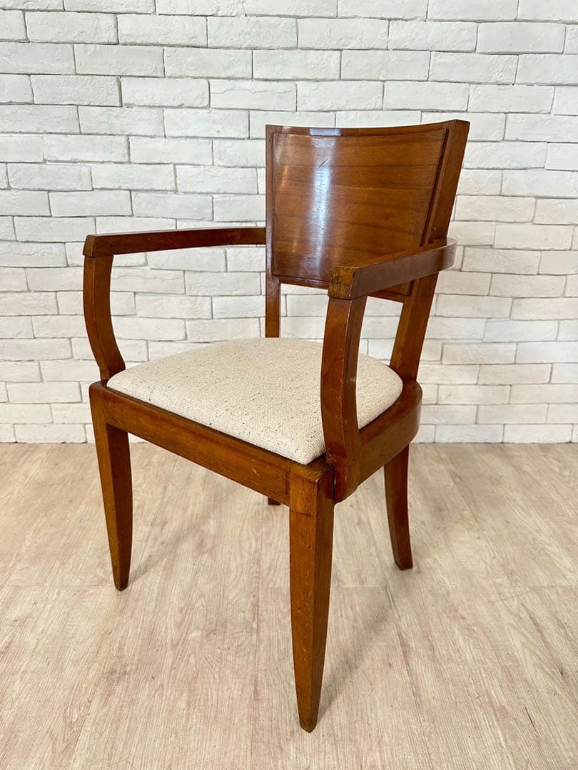 【東京都23区配送無料】　フランス　木製アームチェア 2脚セット　1960年代