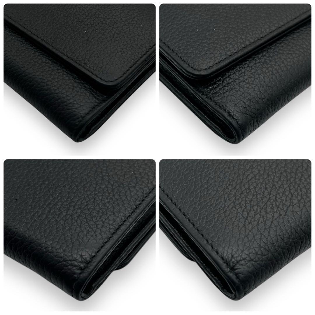 新品■モンブラン　マイスターシュテュック　ソフトグレイン　ロングウォレット　黒