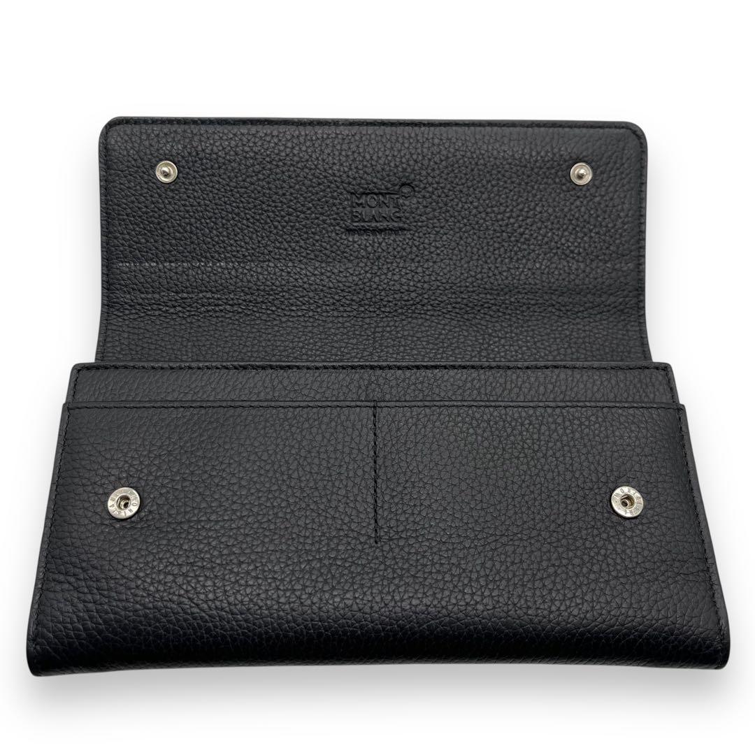 新品■モンブラン　マイスターシュテュック　ソフトグレイン　ロングウォレット　黒