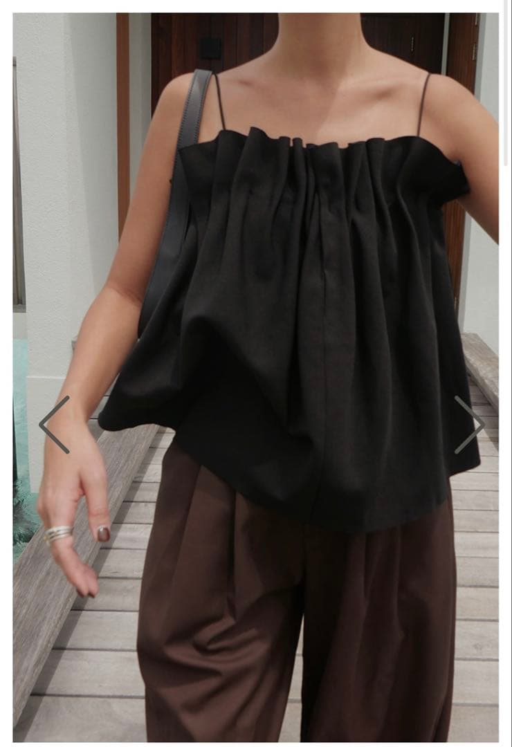 トップス room306 CONTEMPORARY Pleats Design Tops