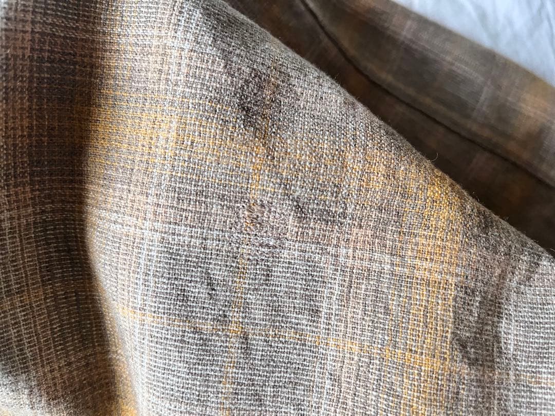 Pendleton 70s ウールオンブレチェックシャツ ブラウン×ベージュ