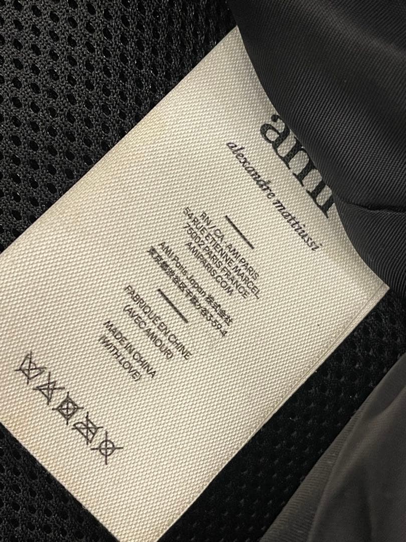 正規品アミパリス AMI PARIS リュック　バックパック　ハート　黒