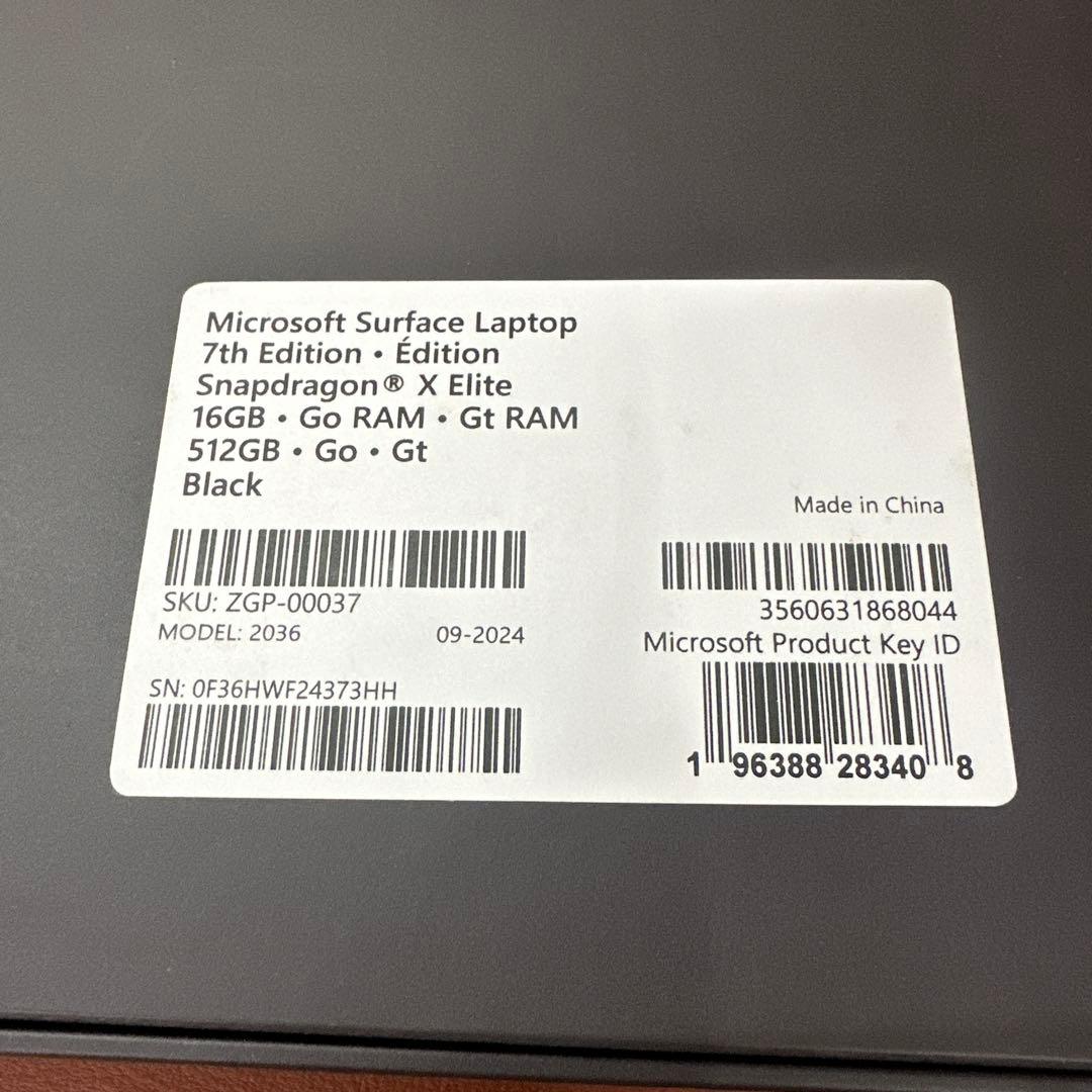 Surface Laptop 第7 16gb 512gb 13.8 win11