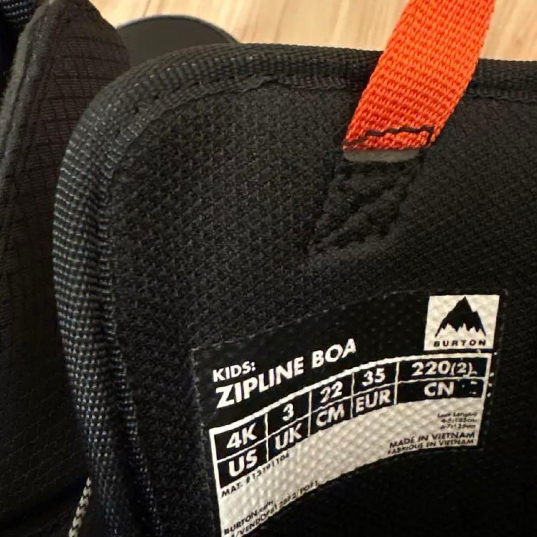 BURTON KIDS キッズ ZIPLINE ジップライン BOA 4K 22