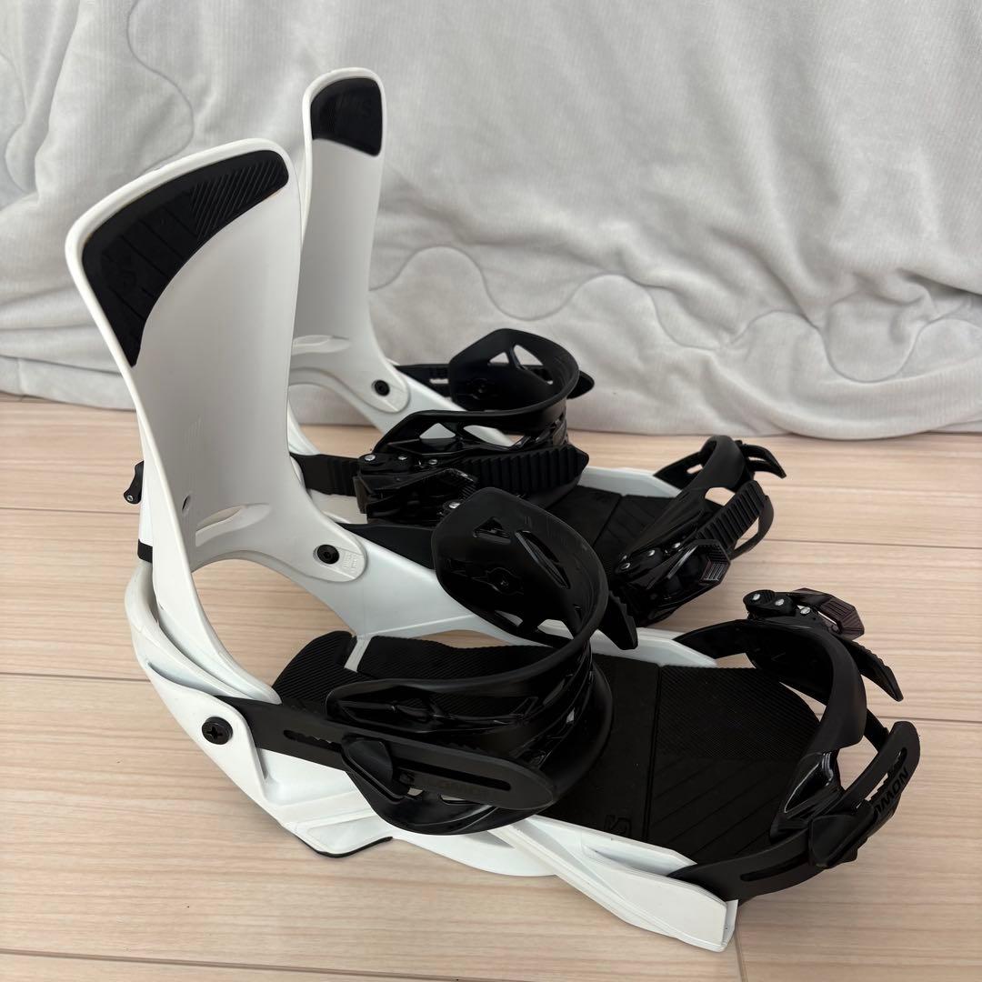 SALOMON RHYTHM ホワイト/スノーボードビンディング