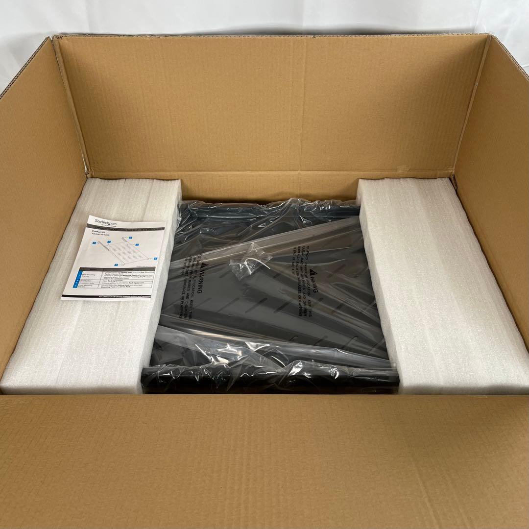 StarTech 1Uラック棚板 4ポスト ADJSHELFV 耐荷重68kg