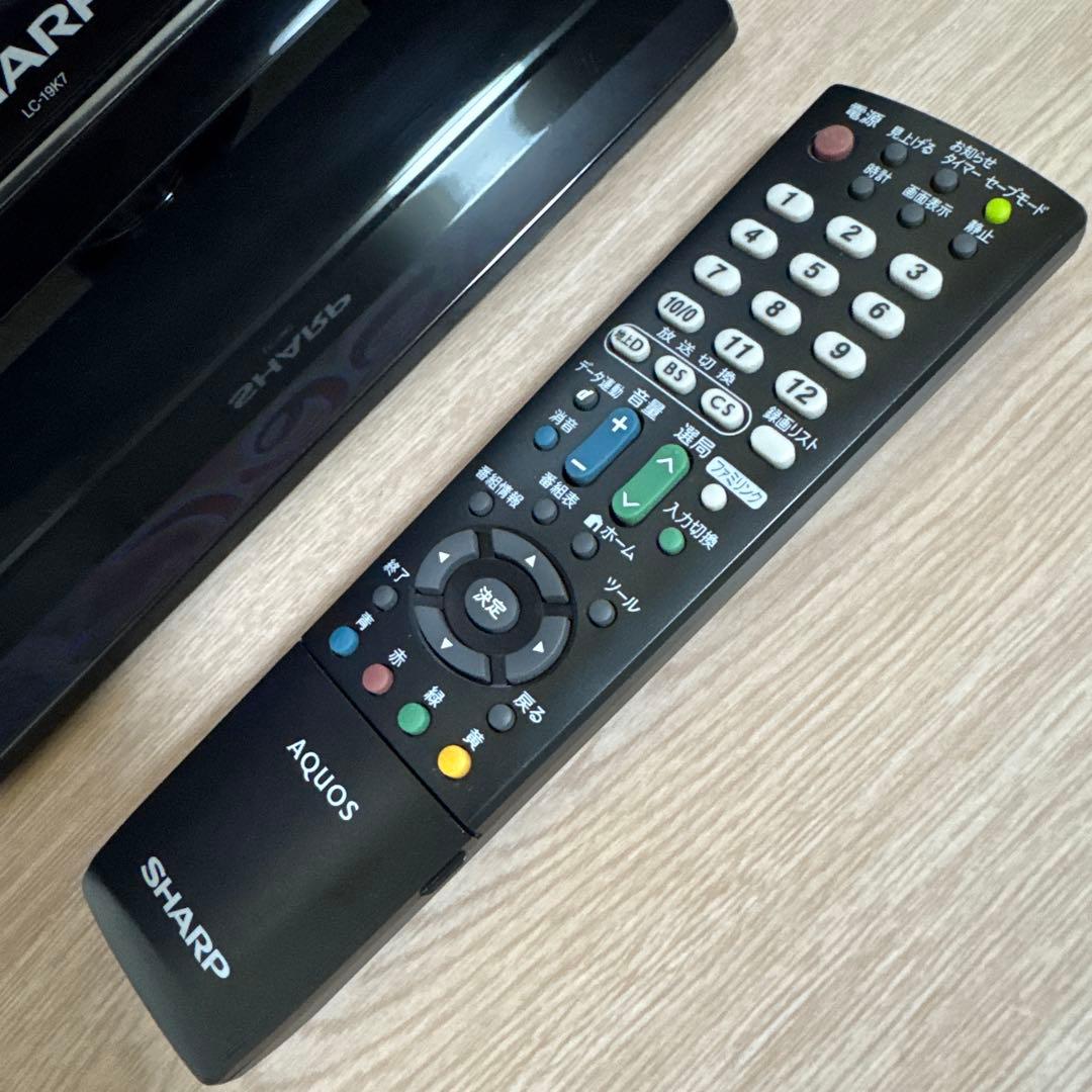 送料込 SHARP シャープ 19V型 液晶 テレビ AQUOS ハイビジョン
