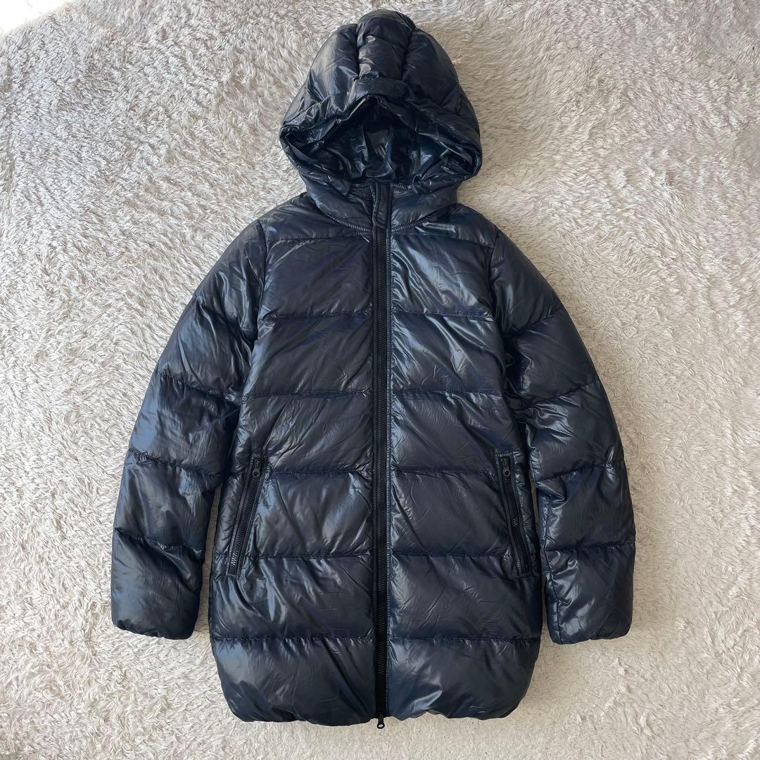 デュベティカ DUVETICA ロングダウンコート 40 ネイビー