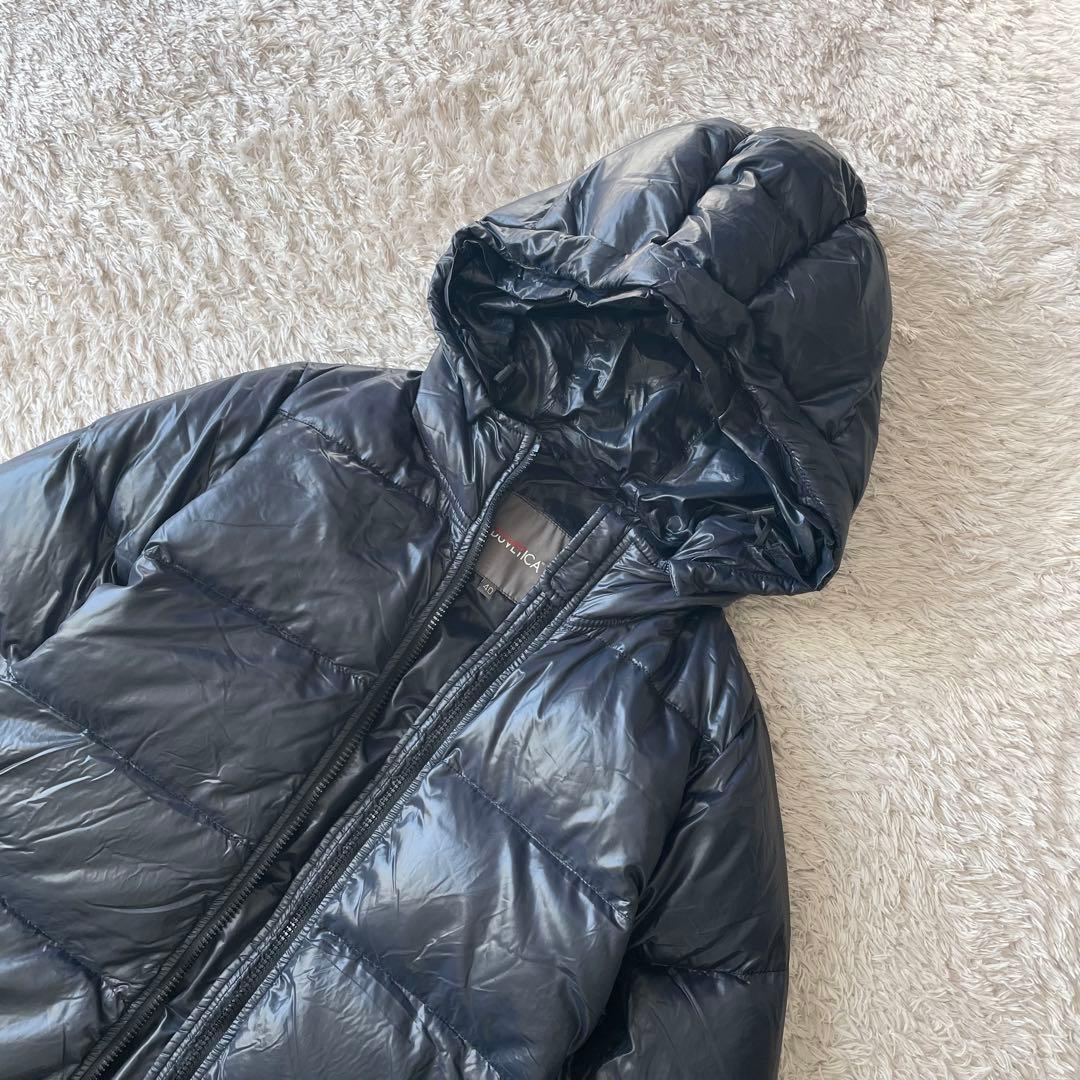 デュベティカ DUVETICA ロングダウンコート 40 ネイビー