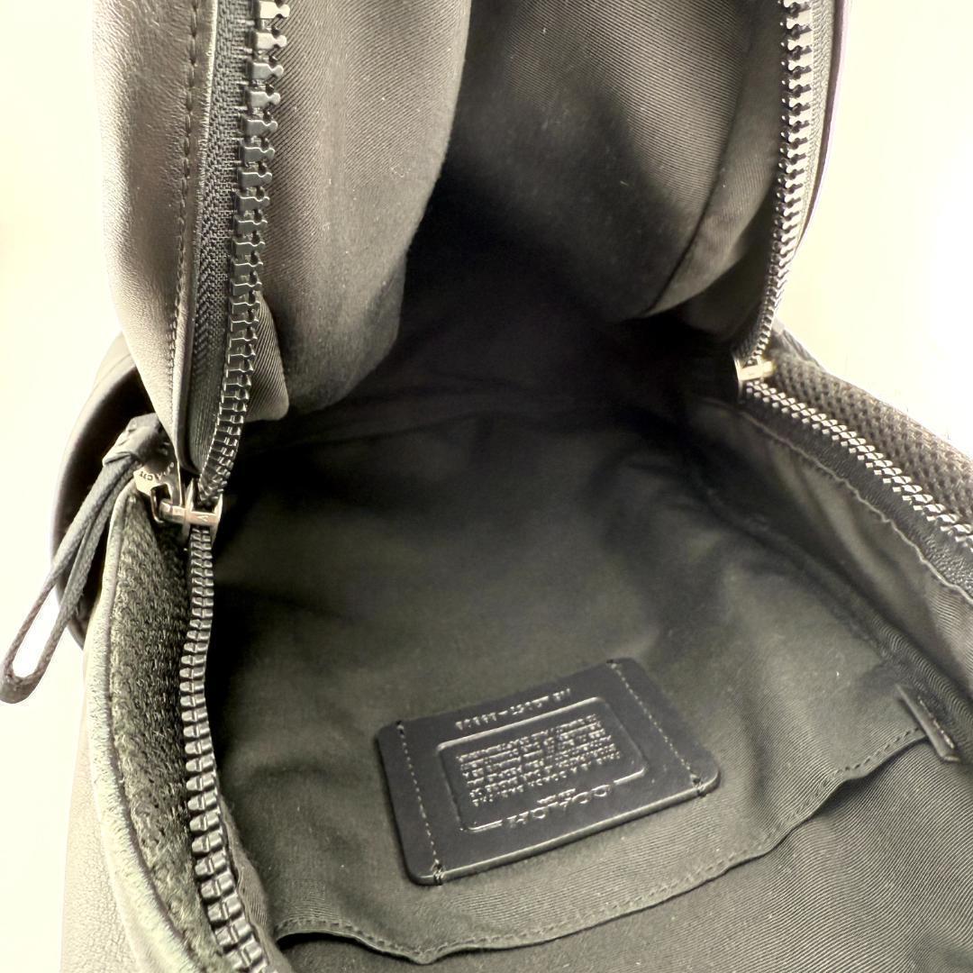 COACH コーチ　エッジ パック ボディバッグ　スムースカーフレザー