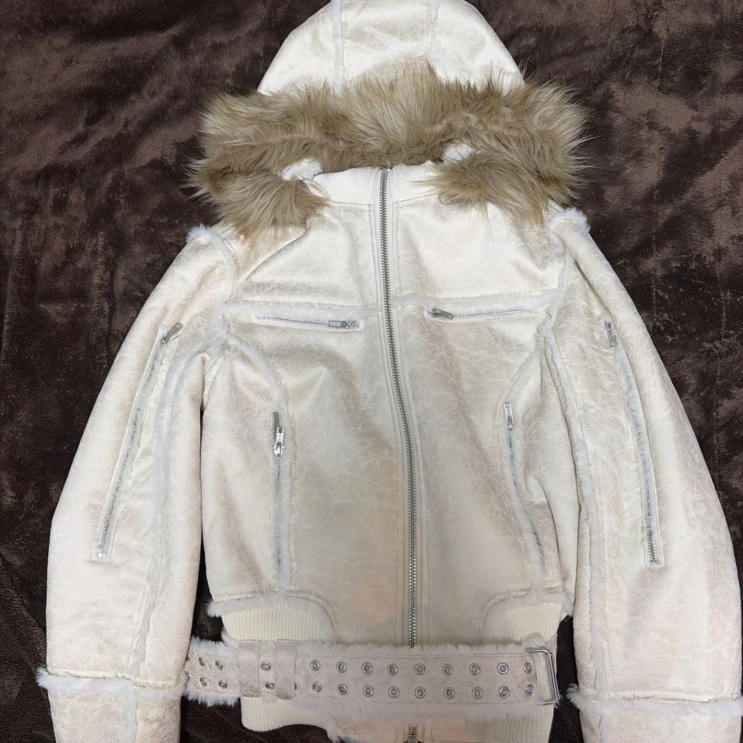 racer worldwide ファージャケット　Sサイズ