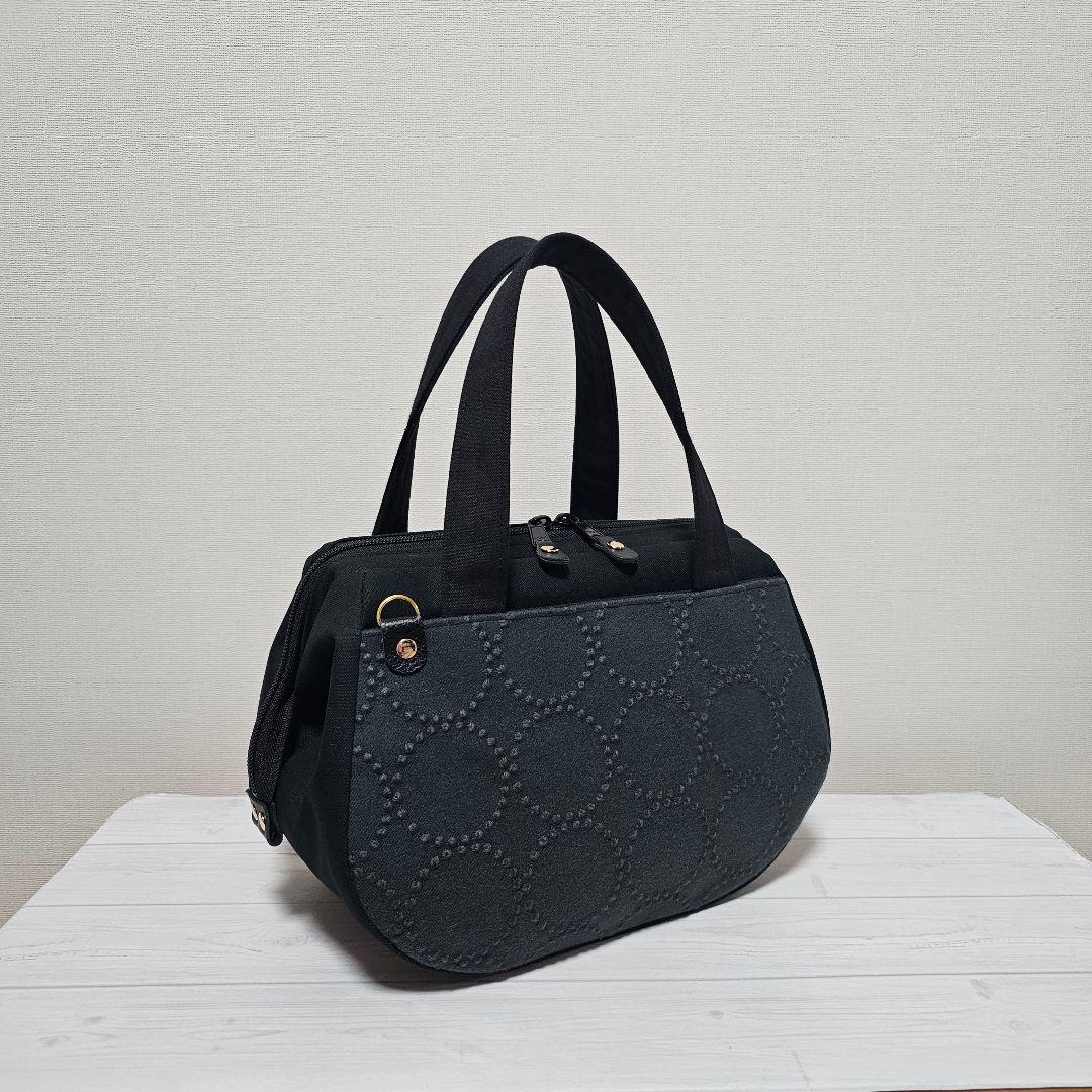 r.ぽってりボストンL rosy ブルーグリーン ミナペルホネン