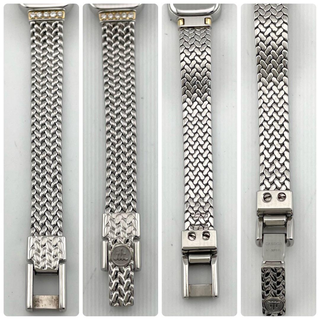 【稼働/新品電池/18KT/10Pダイヤ】セイコー　クレドール　腕時計　純正