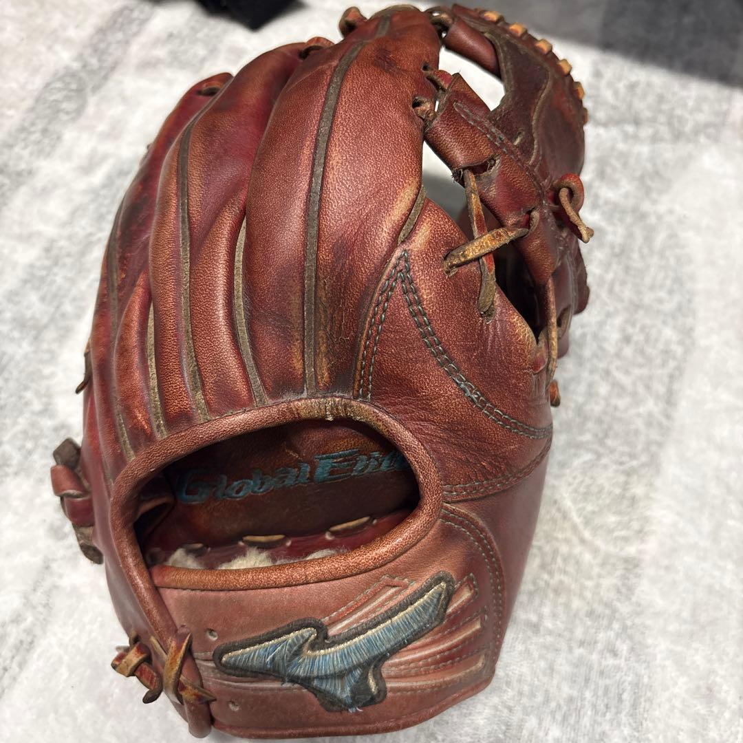 Global Elite 硬式用グローブ ブラウン