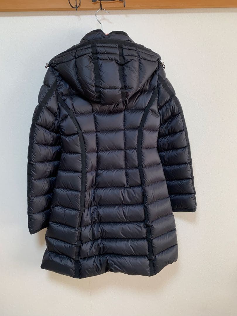 モンクレールダウン　エルミンヌ　ブラック　ジャパンタグサイズ1