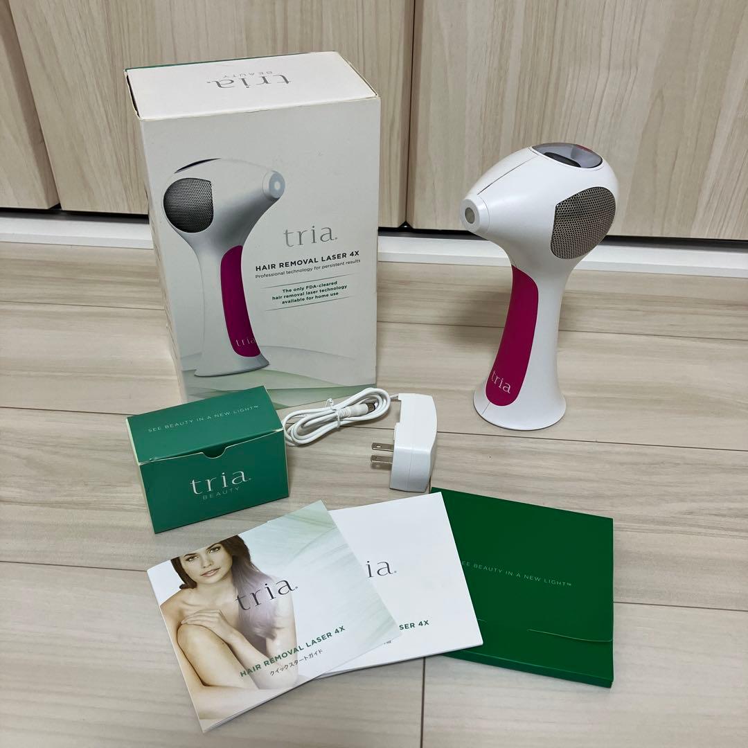 劇*ン様 トリア・パーソナルレーザー脱毛器 4X フューシャピンク カバー割れあ