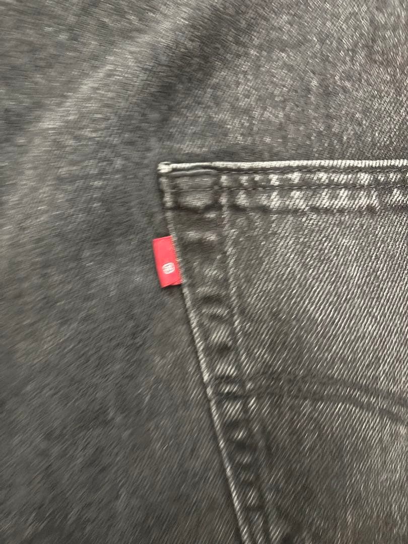 リーバイス オーバーオール　ブラックデニム