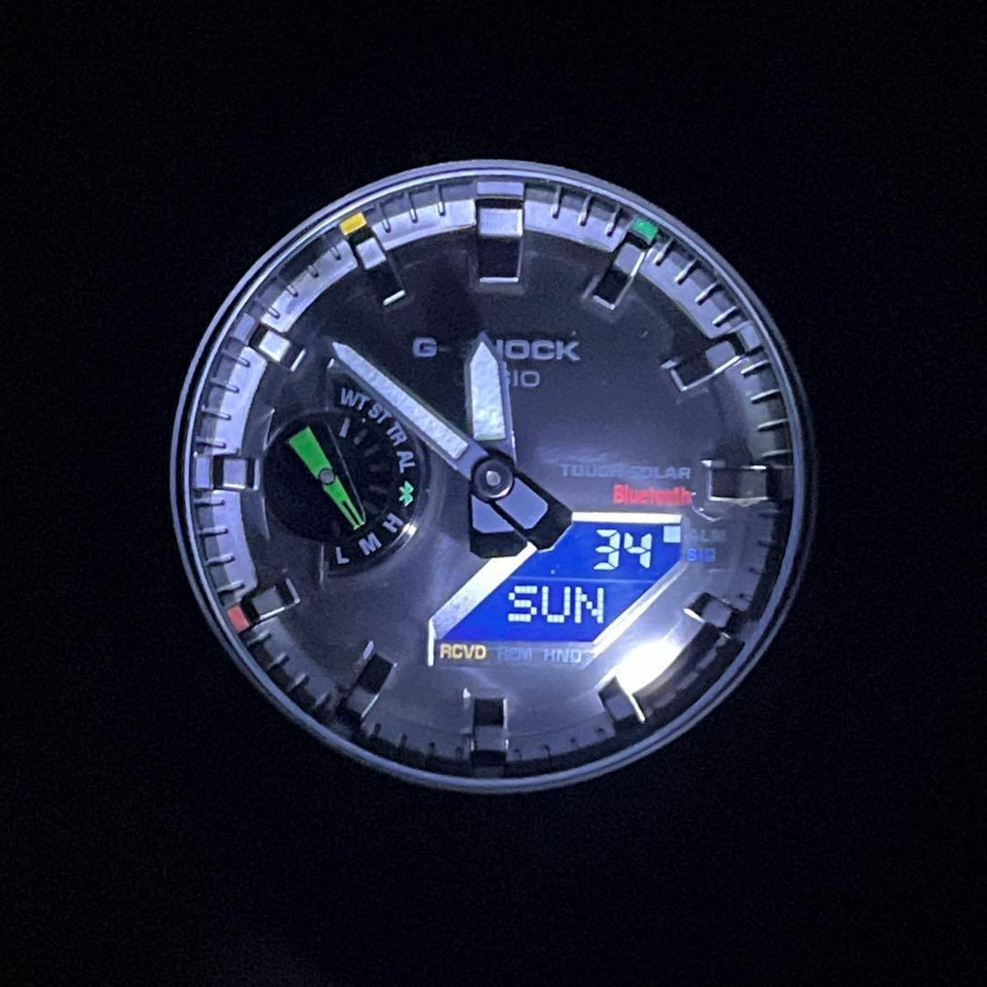 h*君様 【300円スタート完動美品】G-SHOCK GA-B2100 カーボン