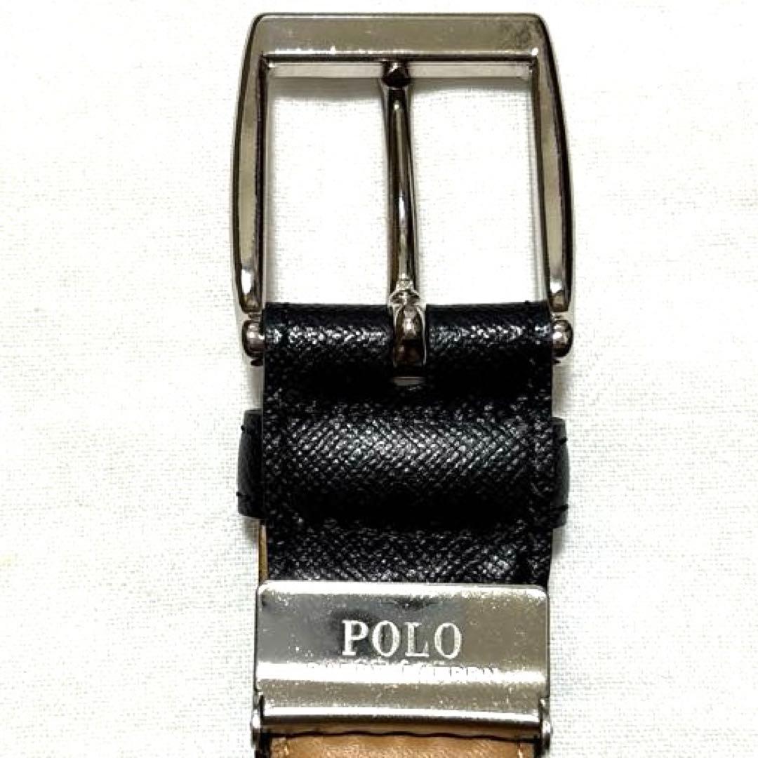 ラルフローレン　レザーベルト　ブラック　本革　牛革　美品