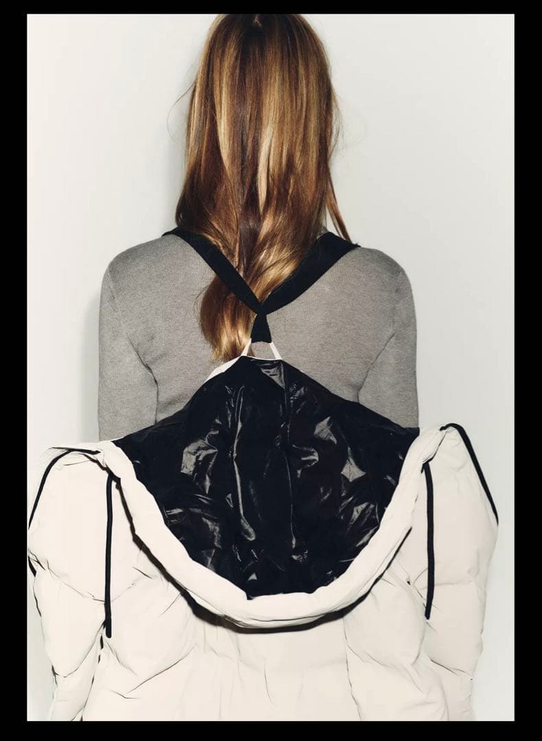 ZARA 完売品　ウィンドプルーフフード付き　パフアノラック