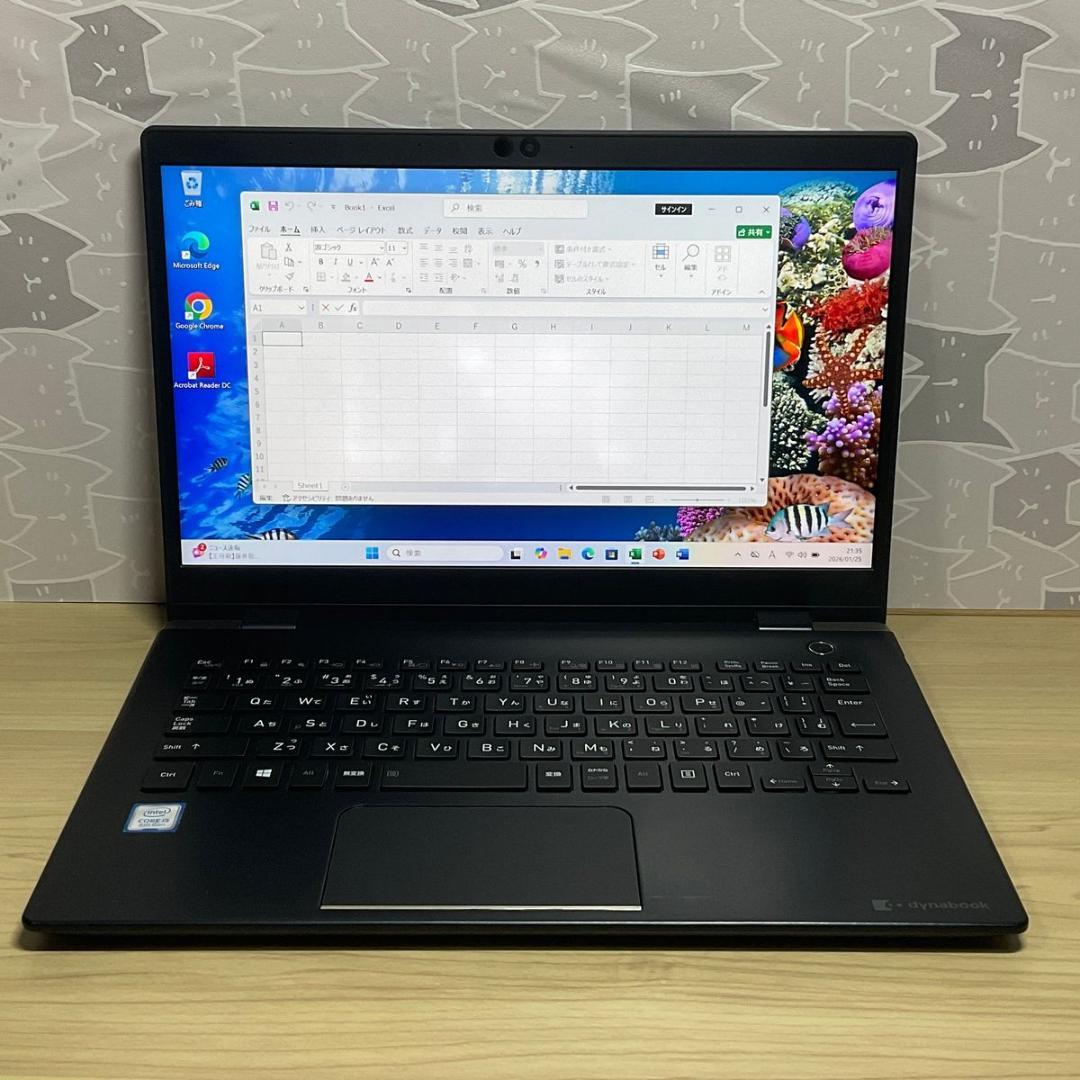 超軽量＞dynabook G83 i5/8G/SSD256/Office付き