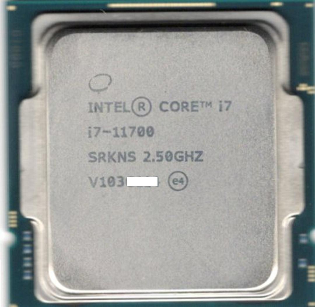 動作OK Intel CPU Core i7 11700 LGA1200