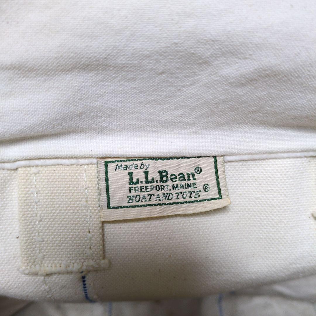 80s　USA製　エルエルビーン　トート　バック　ジップトップ　ジッパー　襤褸