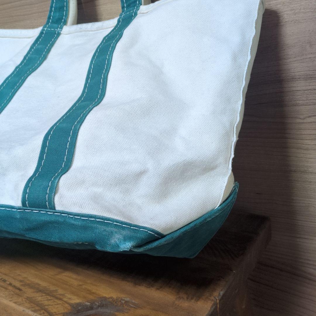 80s　USA製　エルエルビーン　トート　バック　ジップトップ　ジッパー　襤褸